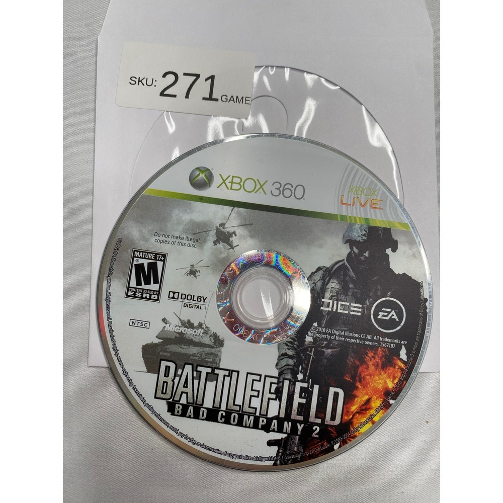 Battlefield Bad Company 2 Xbox 360